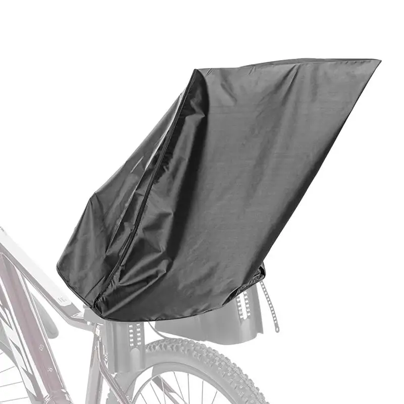 

Чехол от дождя для детского велосипедного сиденья, непромокаемый чехол из ткани Оксфорд, с защитой от УФ излучения, пылезащитный и ветрозащитный чехол для заднего велосипеда