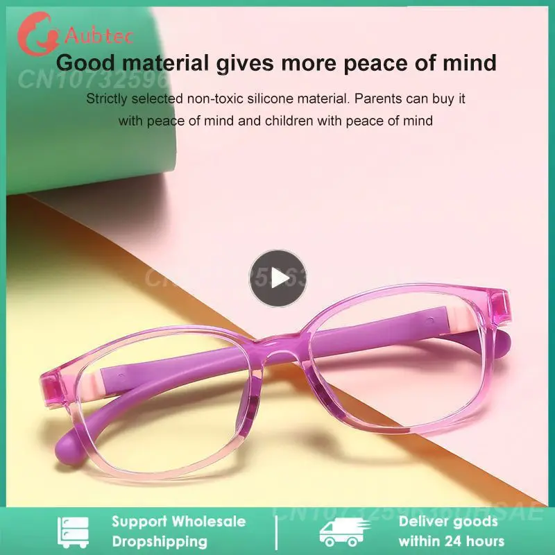 

1~10PCS Eye Protection Children Reading Glasses Clear Lens Tr90 Bluelight Blocking Glasses очки Anti Blue Light Eyeglasses