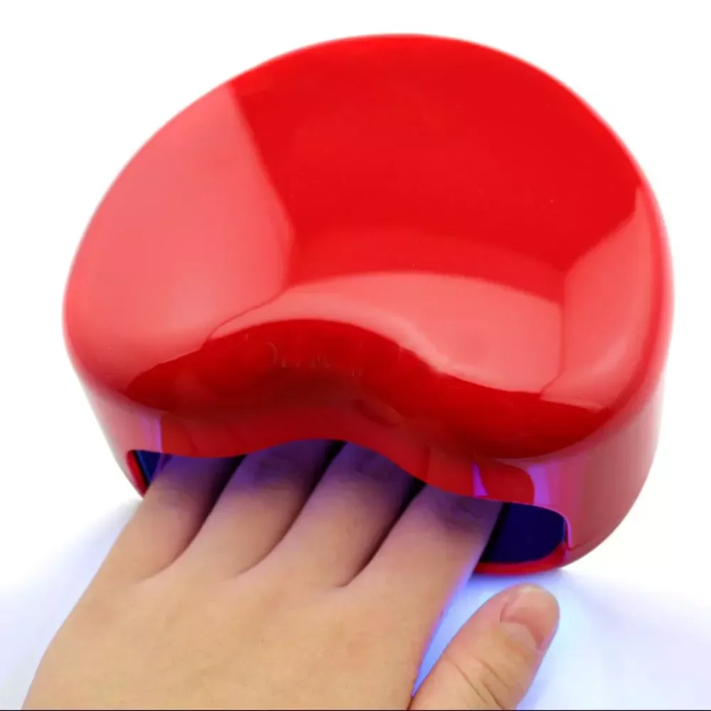 

NEW2023 3W 220V Led Lamp Charming heart shape nail dryer For nail art UV Gel Polish light dryer tool