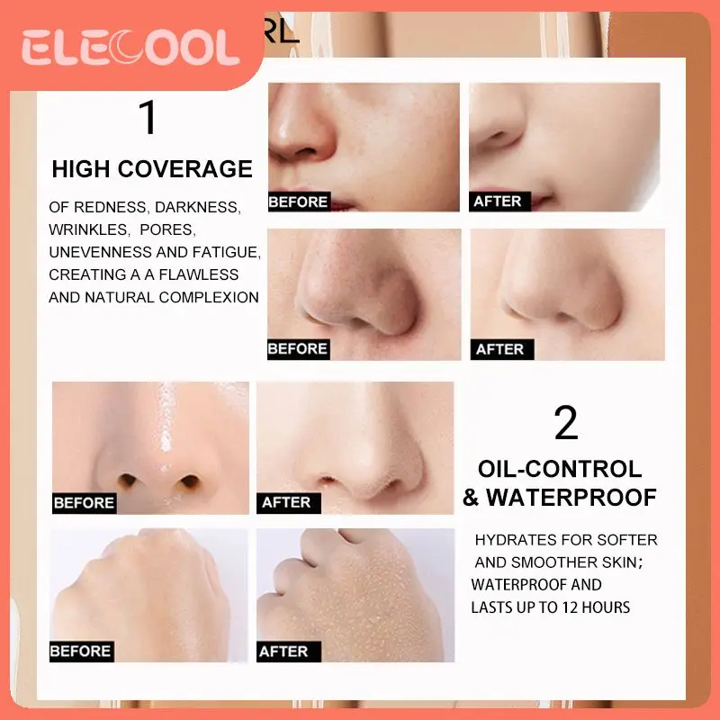 

Skin Rejuvenation Invisible Concealer Repairing Liquid Foundation Nourishing Long Lasting Moisturizing Concealer Cosmetics TSLM1