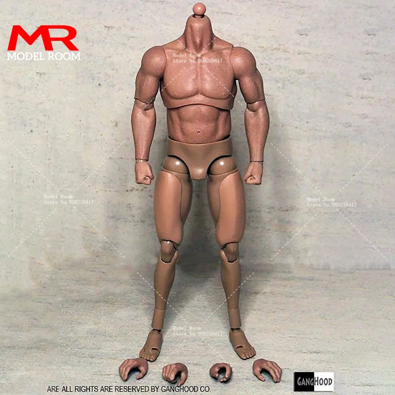 GANGHOOD масштаб 1/6 мужской солдат мышечная сильная экшн-фигурка для суставов 12 дюймов Арнольд Бейн голова Лепка резьба Модель