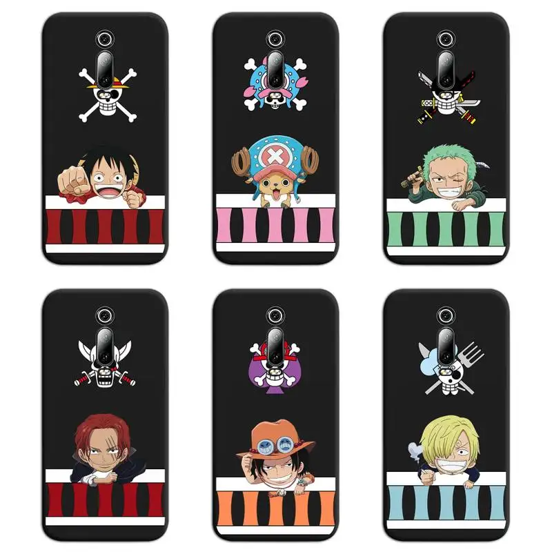 

One Piece Japan Anime Luffy Zoro Phone Case For Redmi 9A 9 8A Note 11 10 9 8 8T Pro Max K20 K30 K40 Pro
