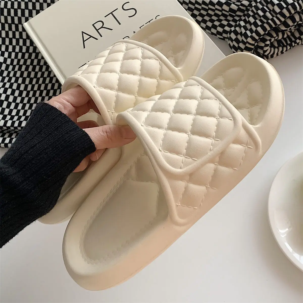 Новинка домашняя обувь для женщин дезодорант Эва табурет ног Женская Летняя мода