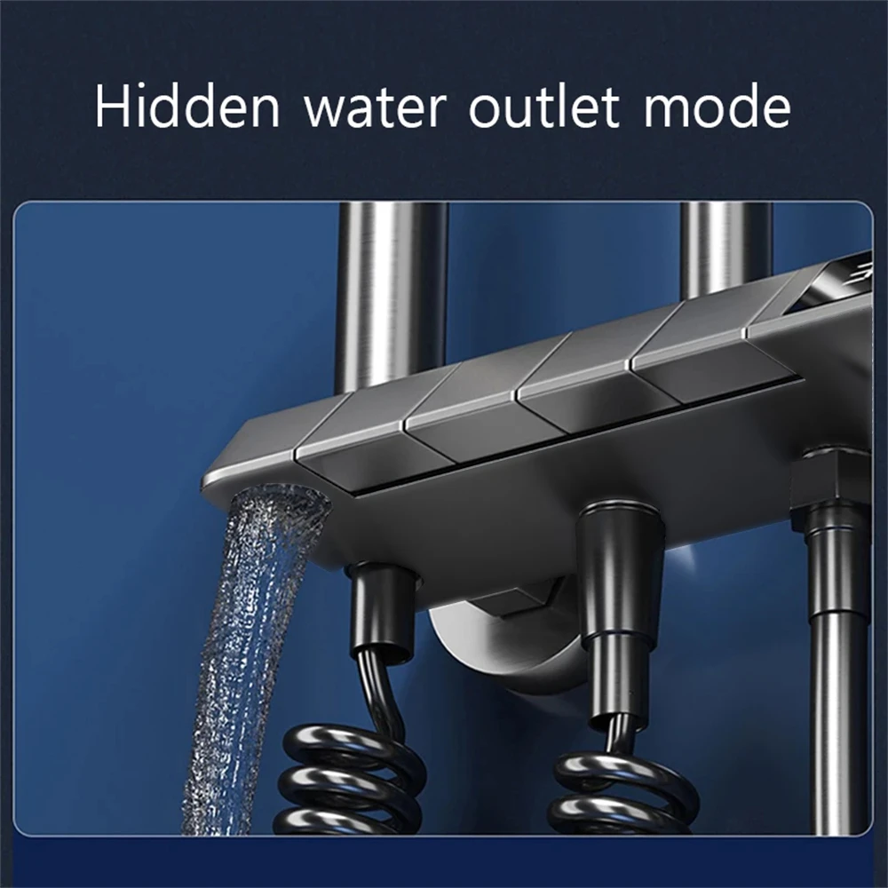 Практичная Душевая система для ванной комнаты 1 шт. умный светодиодный дисплей