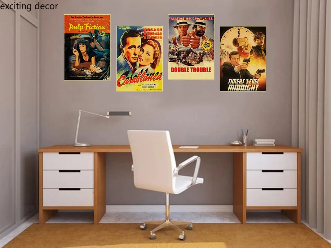 Постеры из классического фильма Убить Билла/Бойцовский клуб/жуки/целлюлоза