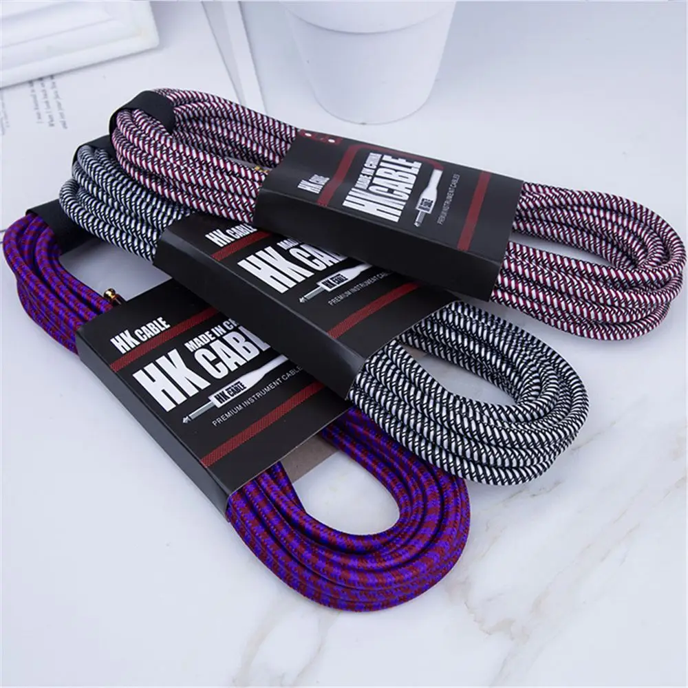 

Electric Guitar Cable Wire Cord 3M 5M 10M No Noise Shielded Bass Cable For Guitar Amplifier Accessories Musical Instruments