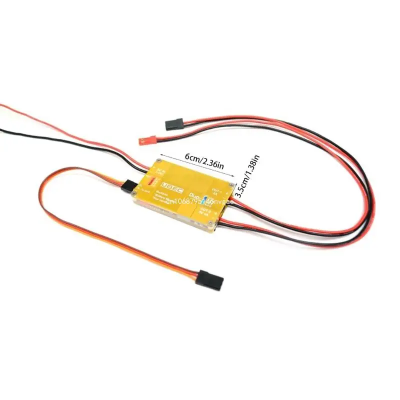 Двойной UBEC 4A/5-12V 4A/5V Встроенный пульт дистанционного управления Aux переключатели