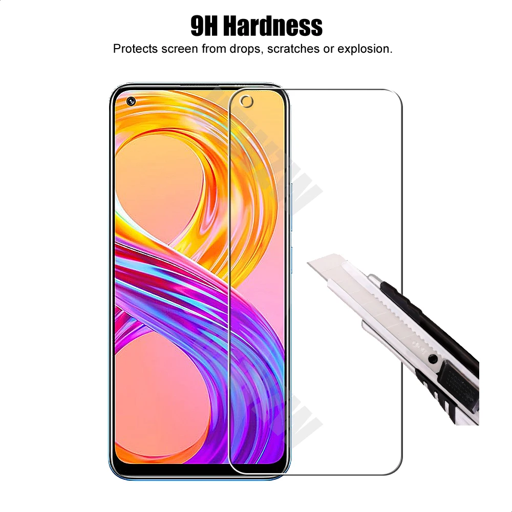 For Realme 8 Pro / Realme 8 4G / 5G Premium Tempered Glass Screen Protector Protective Film HD Clear Protecting Guard