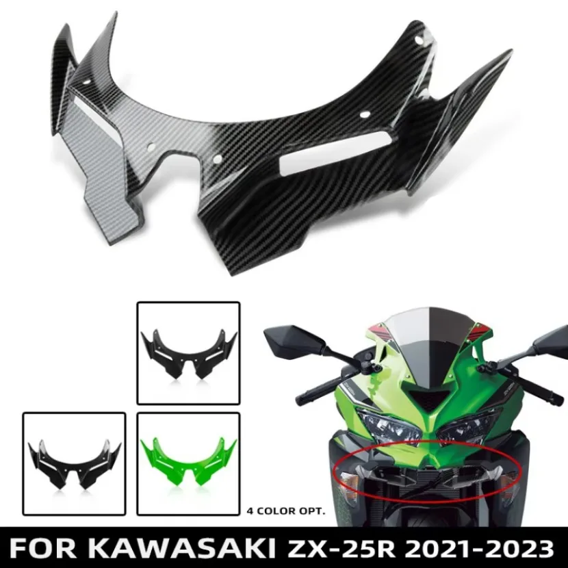 Подходит для KAWASAKI ZX25R ZX-25R 2021-2023 передний обтекатель крылышки аэродинамический