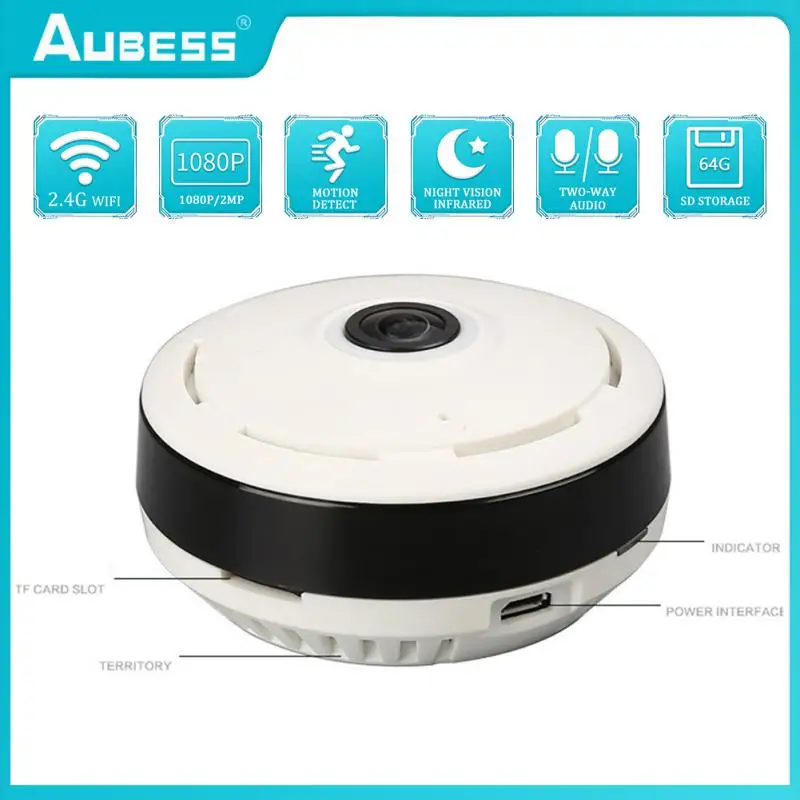 

2MP Large Angle Smart Wireless Camera Home Indoor WiFi IP Security Baby Pet Monitor 360 Alarm 1080P Surveillance CCTV Camera