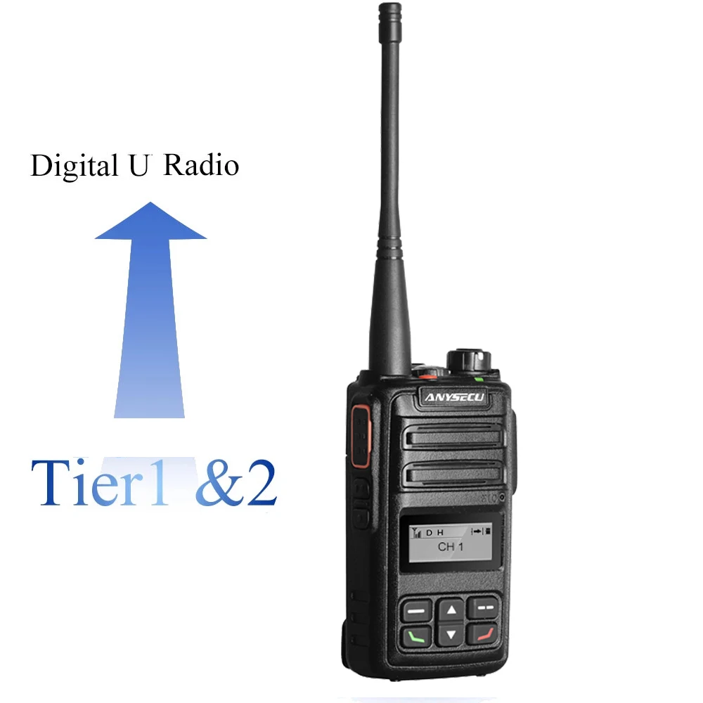Фото Новая цифровая рация ANYSECU DMR DM608 UHF приемопередатчик 400-470 МГц с двойным временным Новая цифровая рация ANYSECU DMR DM608 UHF приемопередатчик 400-470 МГц с двойным временным
