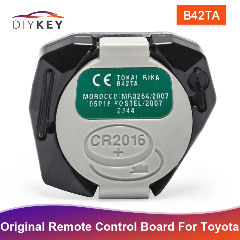 Оригинальная плата дистанционного управления ключа DIYKEY 433 МГц B42TA для Toyota Hilux 2005