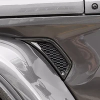 car wheel eyebrow side air vent outlet cover sticker trim for jeep wrangler jl jlu gladiator jt 2018 2021car styling accessories