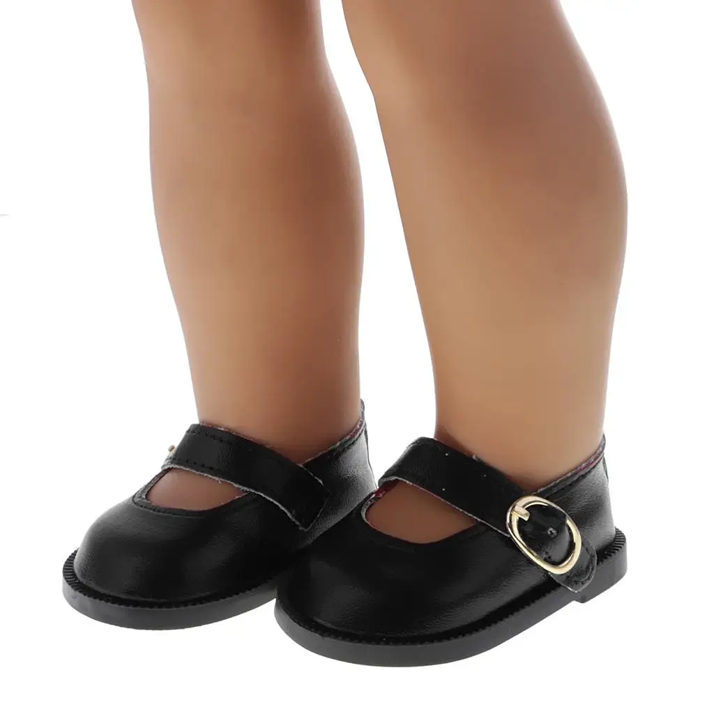 Женская обувь с ремнем на щиколотке для 18-дюймовых кукол Ameircan