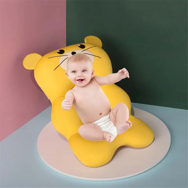 

Baby Bath Pillow Non-Slip Infant Bath Support Seat Washable Infant Bathtub Sling Shower Mesh Seat Support Net For A Tub With