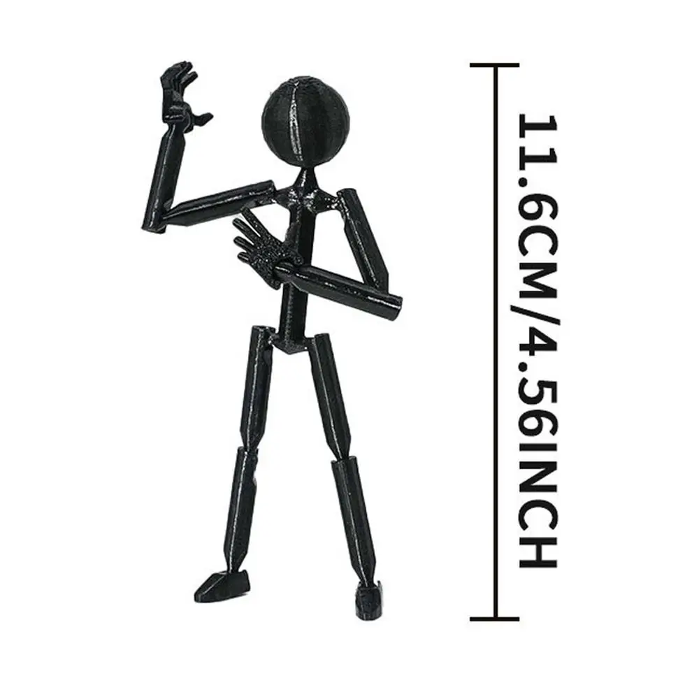 Многосуставная игрушка Stickman с несколькими шарнирами, подвижная 3D-печать, манекен с 3D принтом, новинка, экшн-фигурка Stickman, собранный робот (art.: 3920ce3d19aea) - 3920ce3d19aea