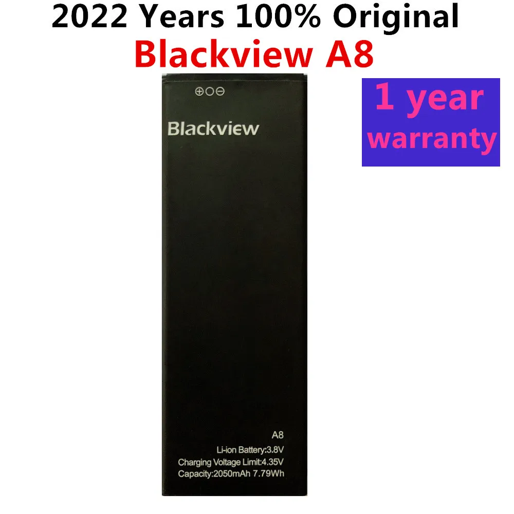 

2022 100% Новый Сменный аккумулятор Blackview A8 2050 мАч, литий-ионный Резервный аккумулятор для Blackview A8, аккумуляторы для смартфонов, батарея