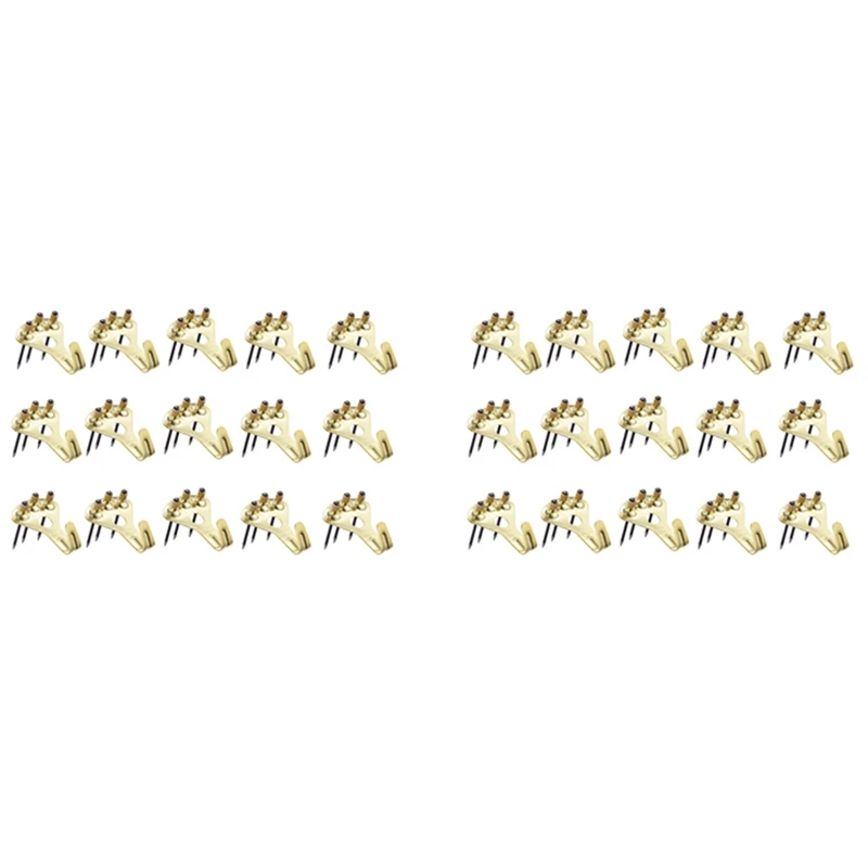 

30Pack 100 Lbs Picture Frame Hangers Hooks With Nails Picture Hanging Hooks Heavy Mirror Hanging Kit