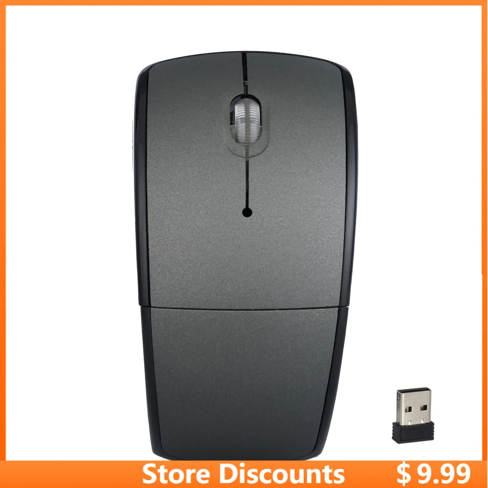 

Ergonomic 2.4GHz Wireless Mouse USB Optical Mouse Arc Ultra-thin Folding Foldable Computer Gaming Mouse Gamer Mice PC for Laptop