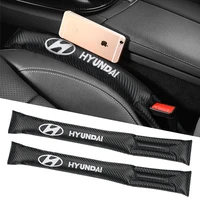 12pcs car pu leather seat gap filler soft leakproof padding for hyundai creta accent tucson solaris 2013 i30 ix35 i40 ix20