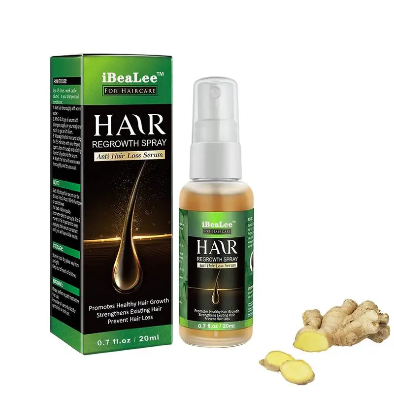 20ml Ginger Hair Thickening Products for Women Hair Growth Products Hair Growth Serum for Stronger Thicker Longer Hair