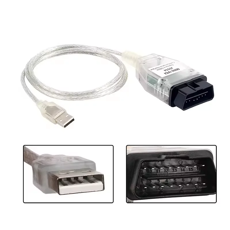 Фото Автосканер OBD2 V18.00.008 MINI VCI для TOYOTA TIS Techstream Mini vci с чипом FTDI FT232RL, диагностический кабель OBD2 J2534 для автомобилей №5