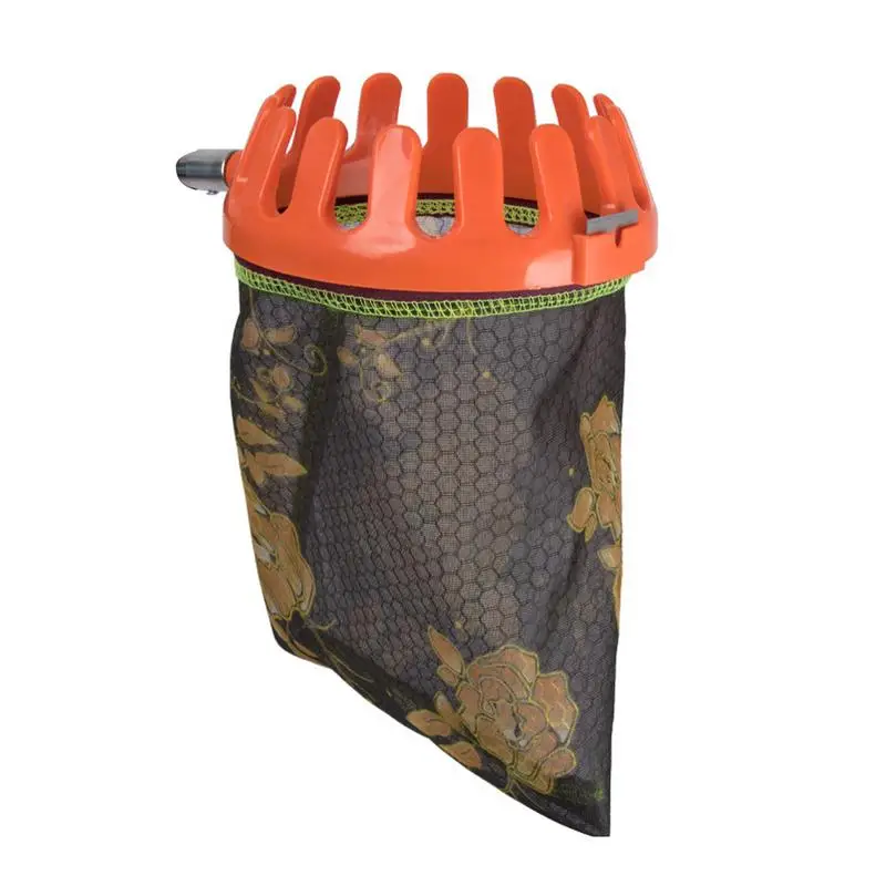 Металлический сборщик фруктов для сбора яблок фруктового сада персика тканевая