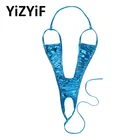 Женские купальники, цельный купальник, боди, купальный костюм из лакированной кожи, купальный костюм с открытым бюстом, боди с вырезами, одежда для сна, ночная рубашка