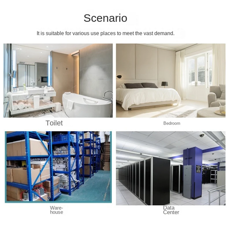 Wifi Crow Smart Water Leak Sensor Alarm 40DB Flood Overflow Safety