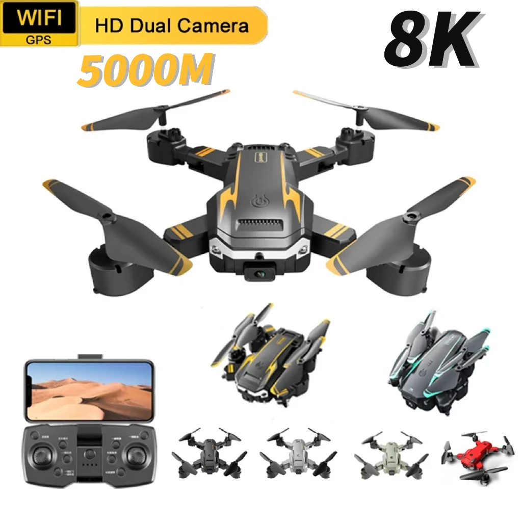 

2023 8K 5G Drone GPS Professional HD Aerial Photography Obstacle Avoidance UAV Four-Rotor Helicopter RC Distance 5000M New