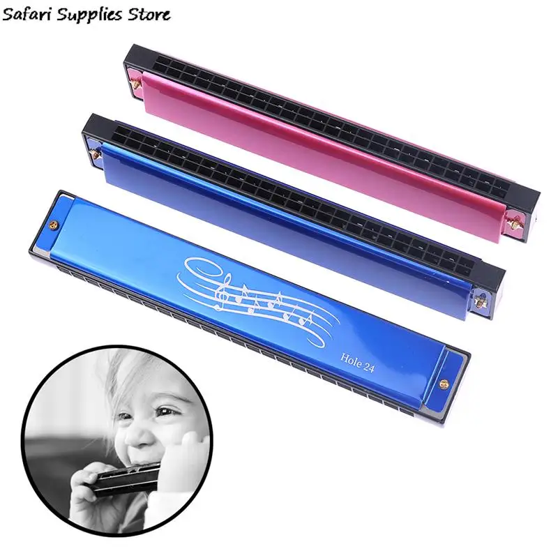 

1 шт. профессиональная гармоника с 24 отверстиями, рот, металлический орган для детей и взрослых, музыкальные игрушки для начинающих