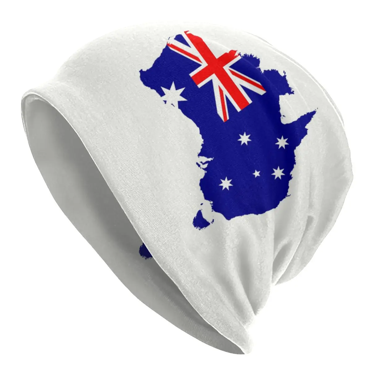 

Unisex Bonnet Winter Warm Knit Hat Australia Flag Map Hip Hop Skullies Beanies Cap Adult Australian Patriotic Beanie Hat Ski Cap