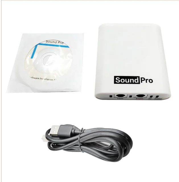 

USB hearing aid programmer for all brands of digital hearing instruments USB Sound Pro