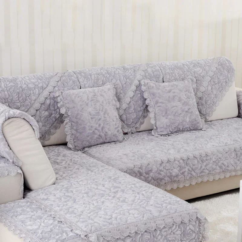 Новый дизайн чехол для дивана элегантный в европейском стиле нескользящий