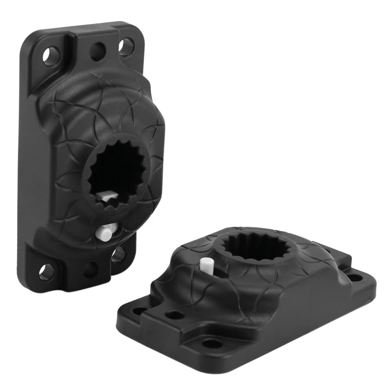 

2Pcs Inflatable Boat Kayak Holder Mount Base With Screws Boat Canoe Slide Rail Kayak Fishing Rod Mount Base Accessories
