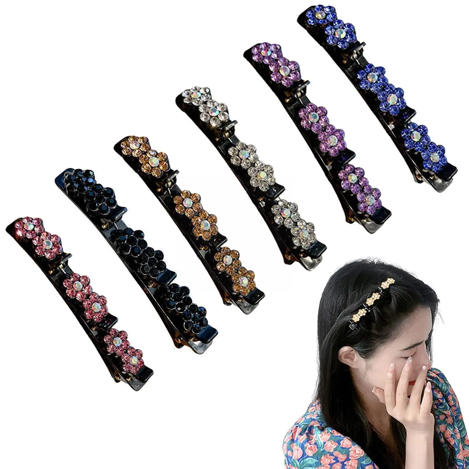 

Hair Decorate Clips Bangs Hold Barrettes Women Elegant Sweet Fashion Pearls Headband Hair Accessories Flower Hairpins Braid J1q2
