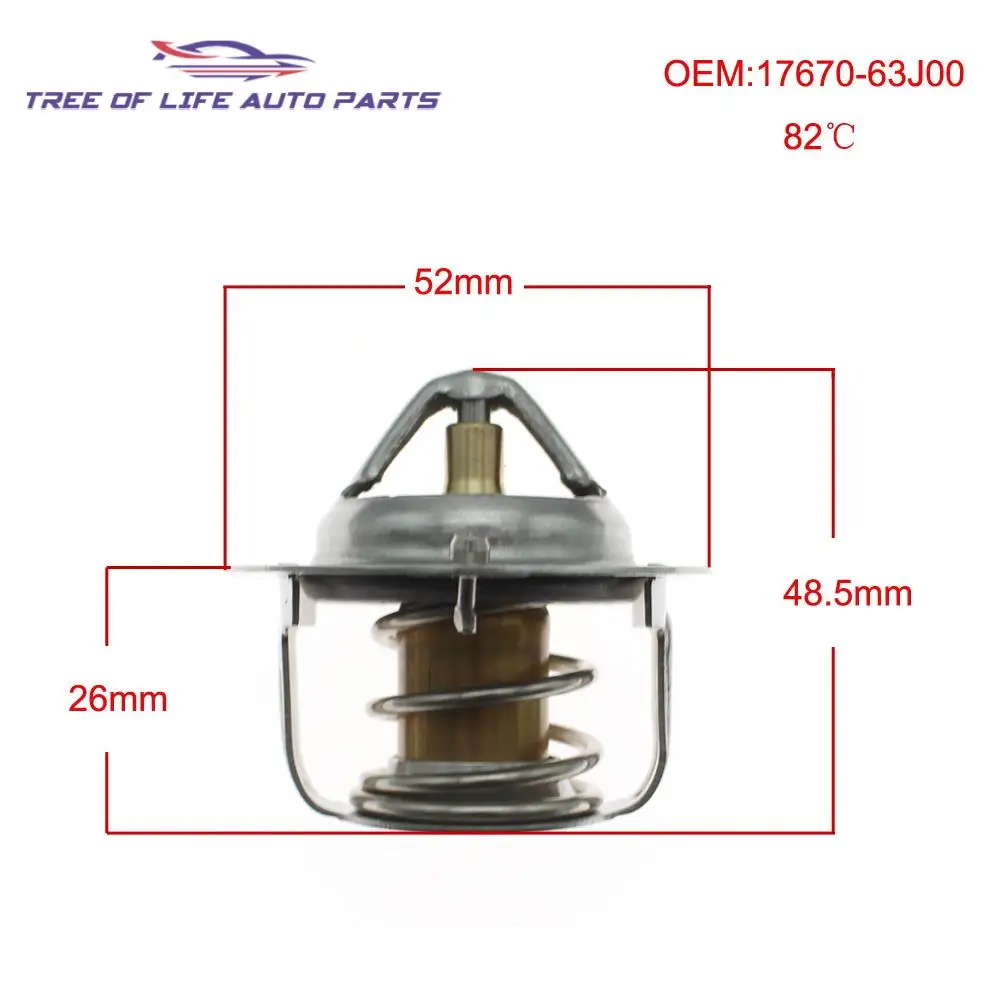 Подлинный №: 17600-60813 термостат охлаждающей жидкости двигателя