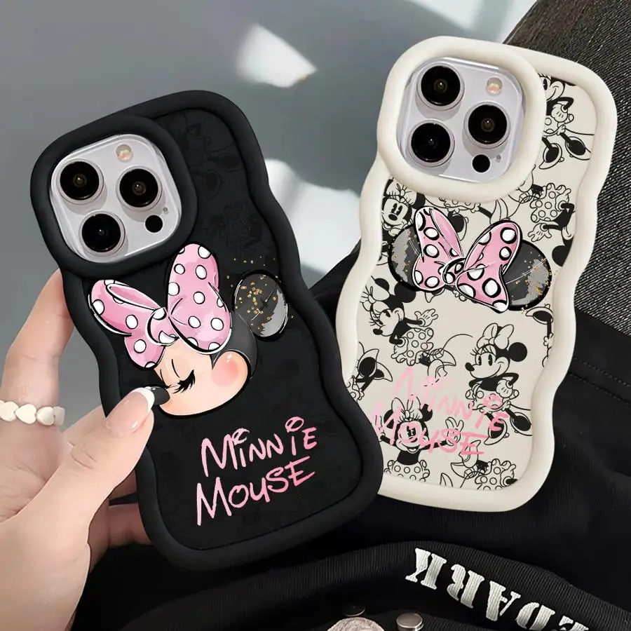 Disney Mickey Minnie Mouse Phone Case for Poco X3 NFC Pro X5Pro 5G Redmi 8 9C 9T 10 10C 10A 12 4G 12C 13C A1 A2 Plus