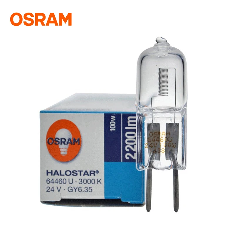 (5 шт.) шарики галогенной лампы OSRAM 64460U/24V100W, шарики для микроскопа