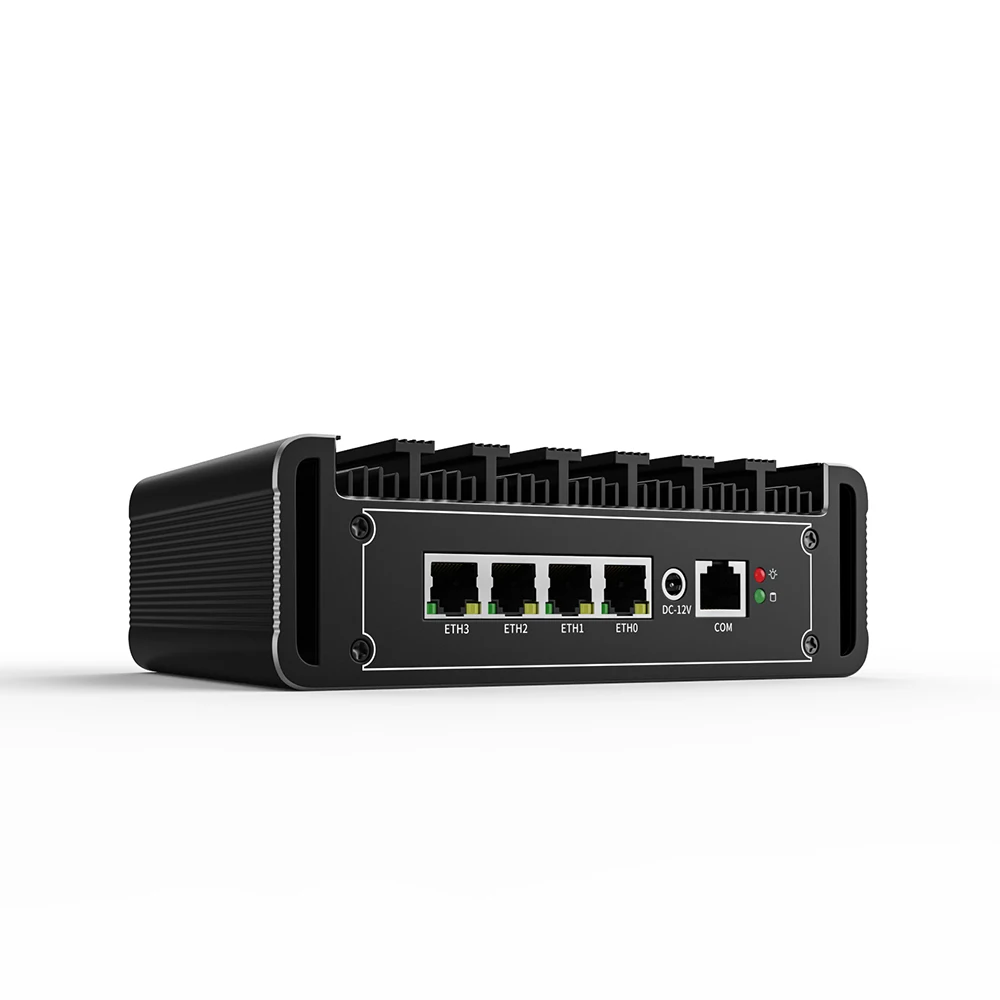 G31 Fanless Good Cooling Pfsense Router Mini PC Firewall Quard Core Intel  N5105 2.9GHZ Support 2*DDR4 M.2 NVME SSD 4*2500M