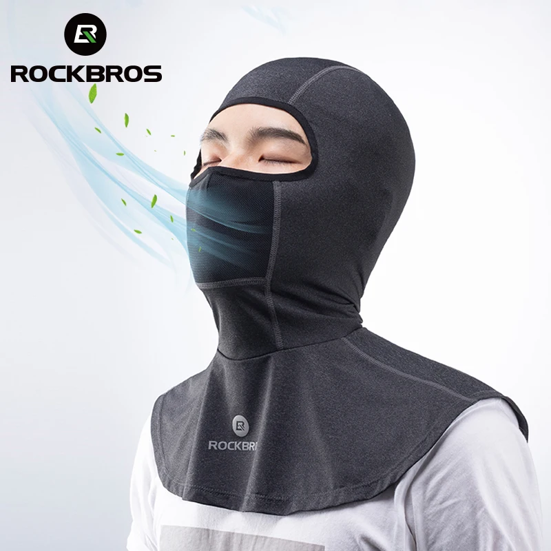 

Rockbros official Hiking Balaclava Full Face Mask Anti-UV Scarf Headgear High Elasticity Use With Helmet Fishing Face Mask