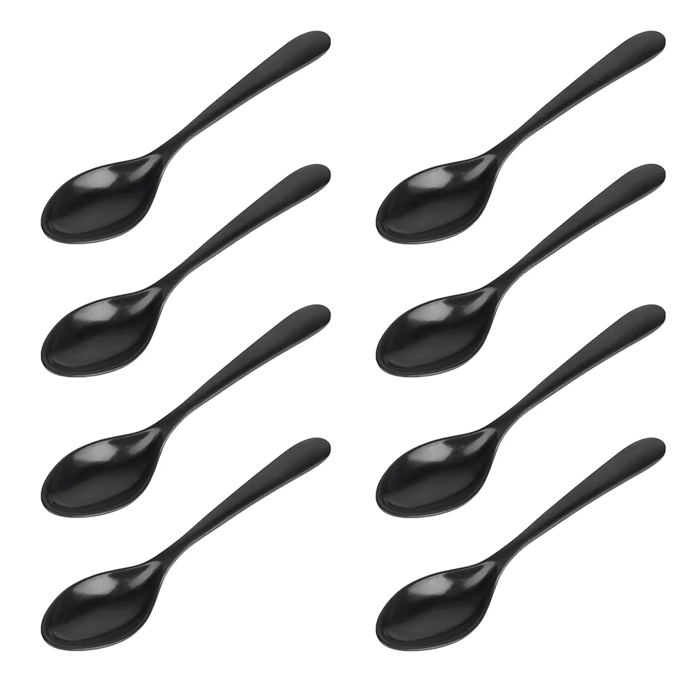 

8 Pcs Imitation Porcelain Spoon Home Spoons Ramen Kitchen Household Korean Soup Rice Mixing Porridge