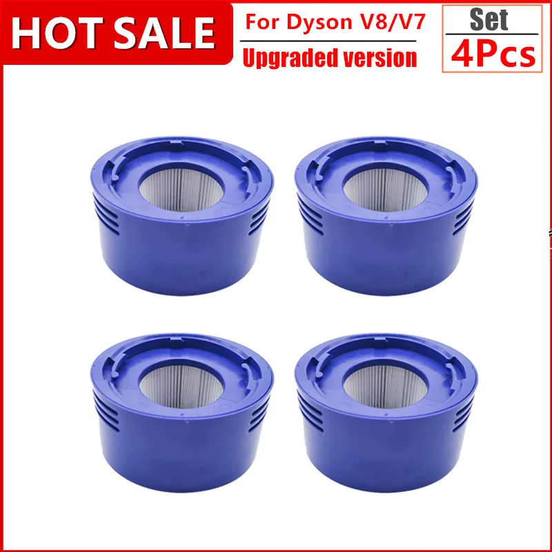 

Для беспроводных пылесосов Dyson V8 и V7, 6 шт. в упаковке, предварительно фильтры и 2 шт. в упаковке, совместимы с HEPA