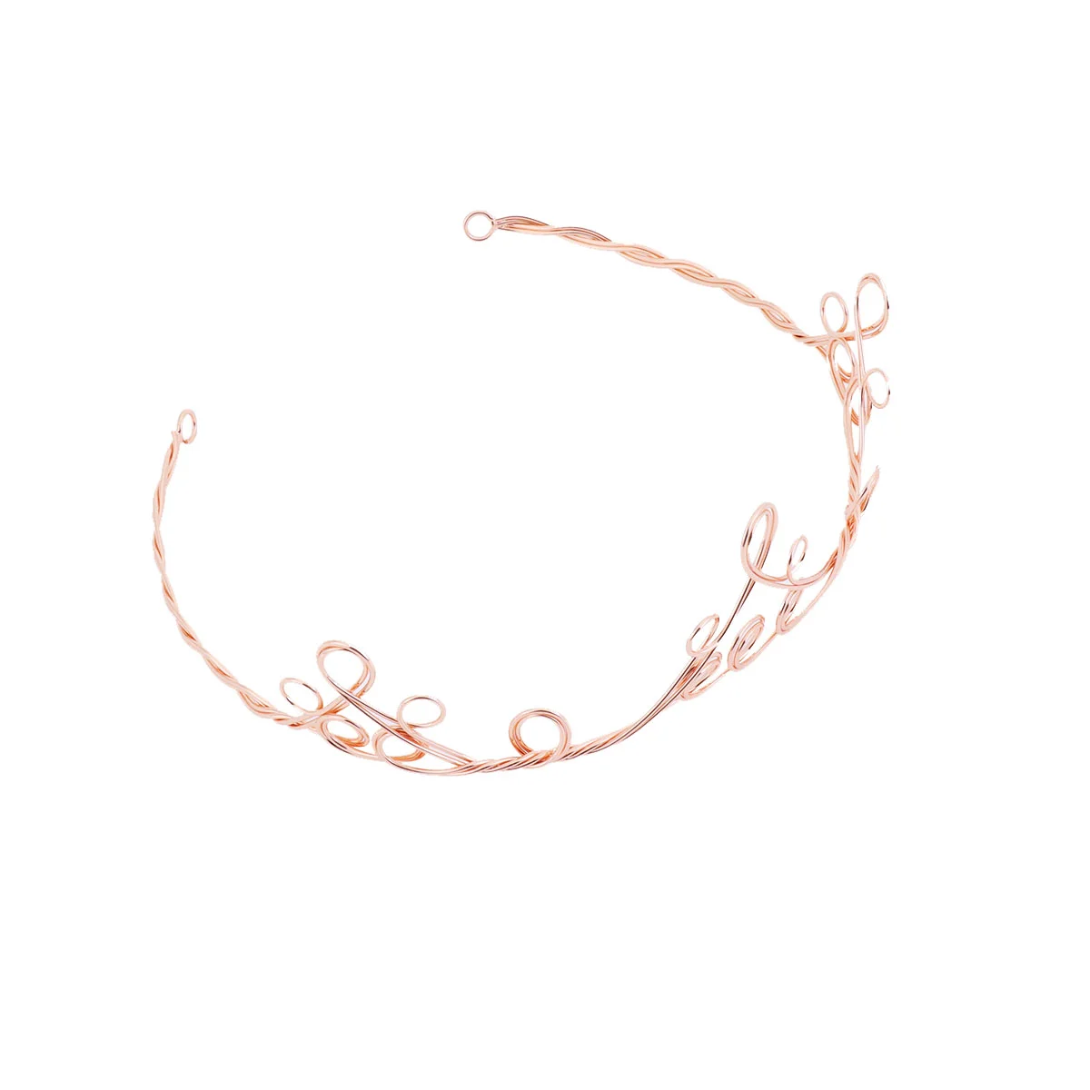 

Свадебная тиара, повязка на голову ручной работы для невесты, аксессуары для волос для свадебной вечеринки (золотистый)