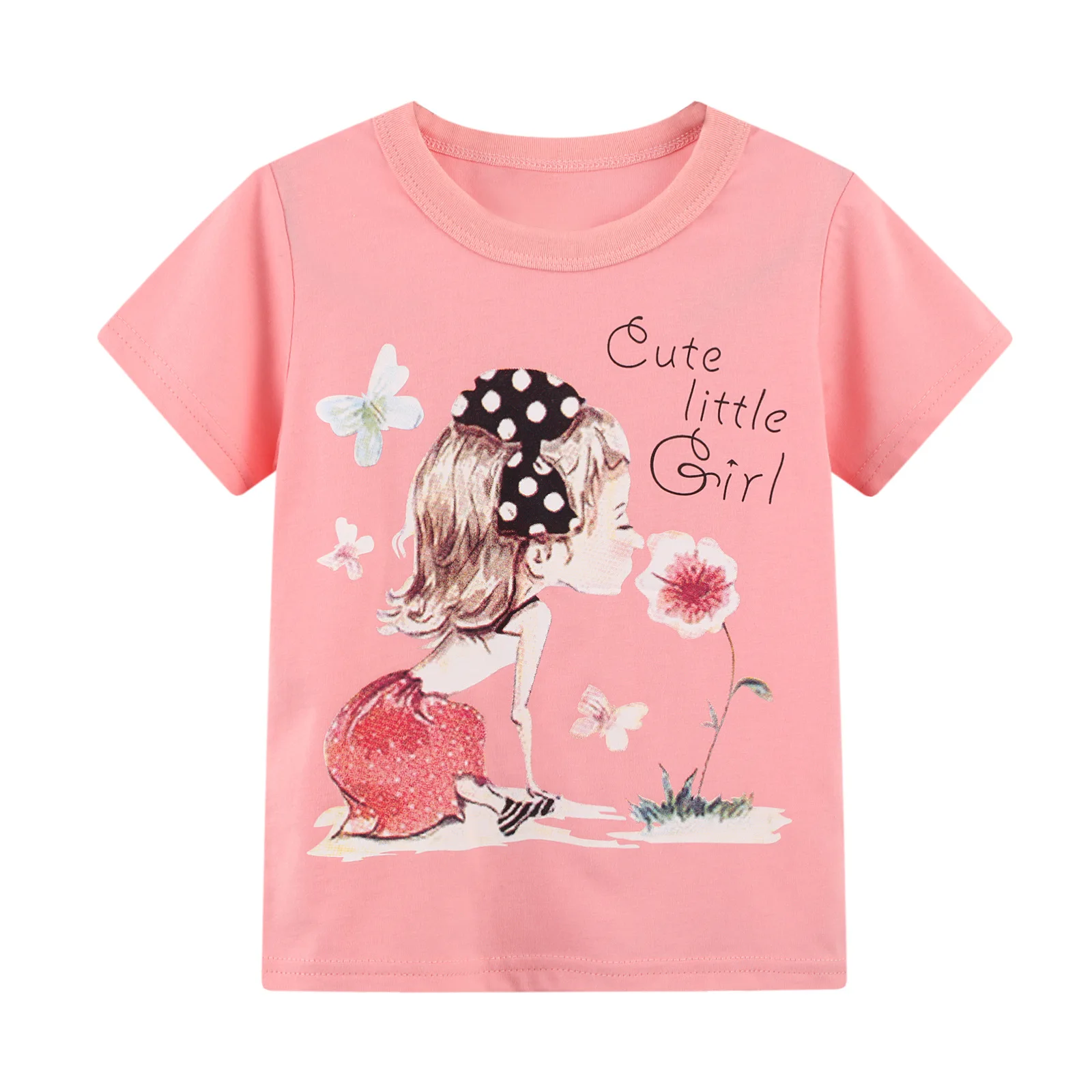 Футболка детская летняя хлопковая в виде клубники |