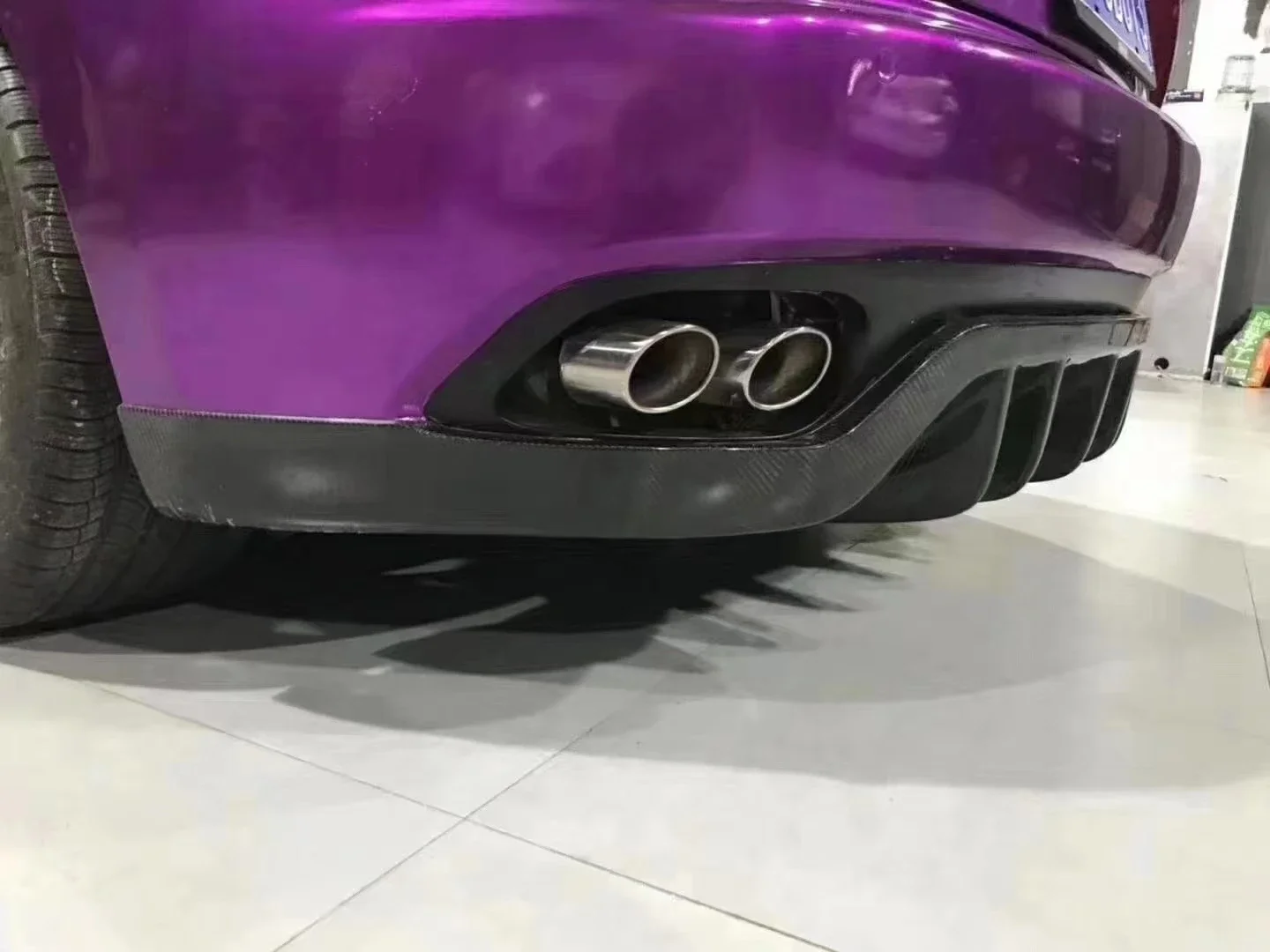 Для Maserati Gt Upgrade Dmc Style комплект из углеродного волокна для корпуса задний диффузор