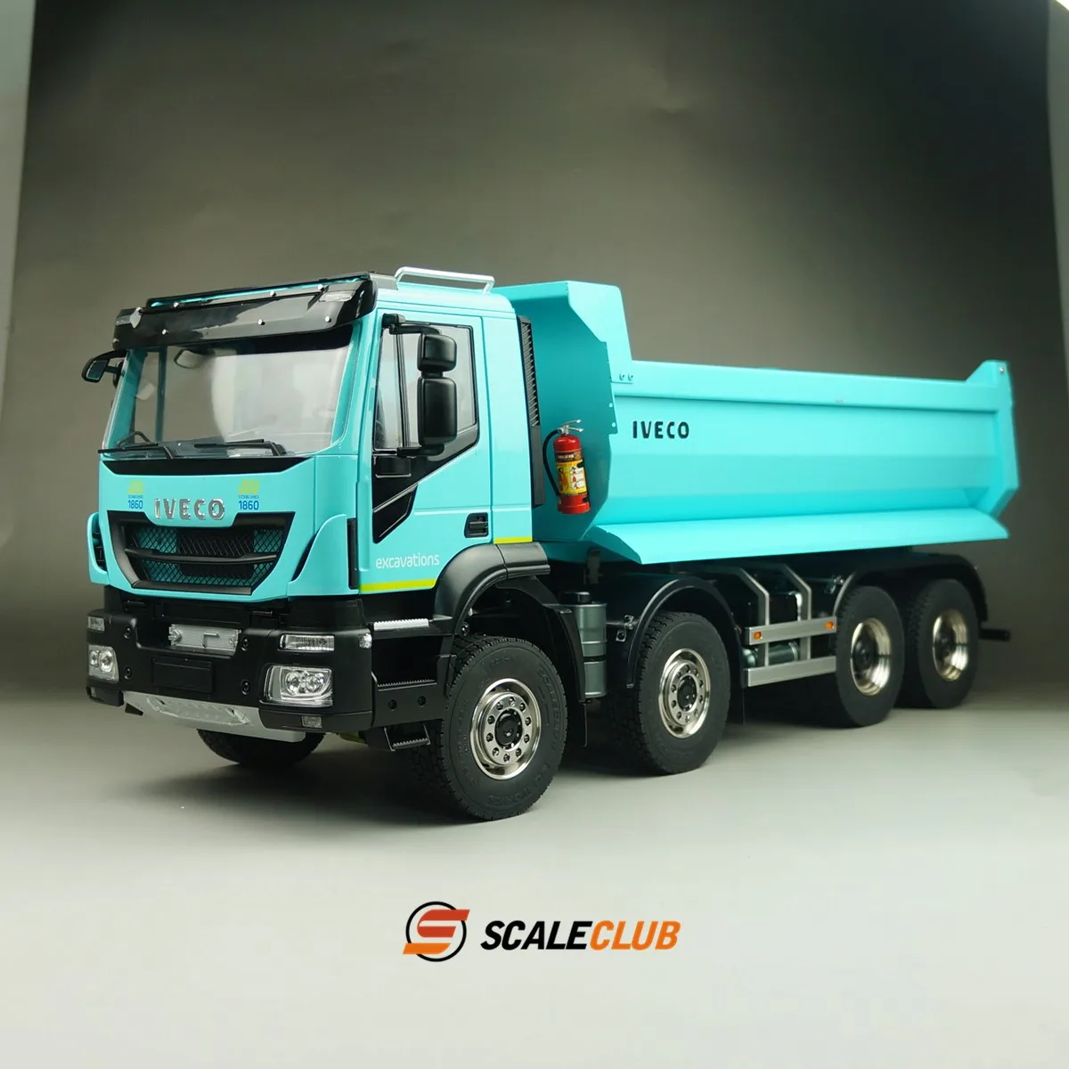

1/14 IVECO metal Dump Truck Tamiya Lesu GLKU Truck Model
