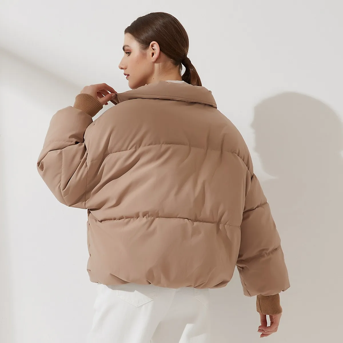 2021 Fashion Women Thick Winter Parkas Casual Warm Cotton Jackets Coat Female Classic Zipper Outwear Autumn Street Wear