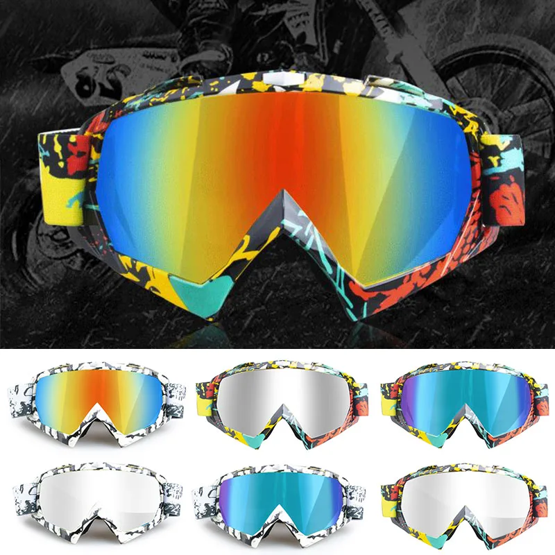 

Outdoor Cycling Goggles Men Women Ski Goggles Snowboard Glasses Anti-Fog For Motocross Goggles Glasses Men's Sunglasses