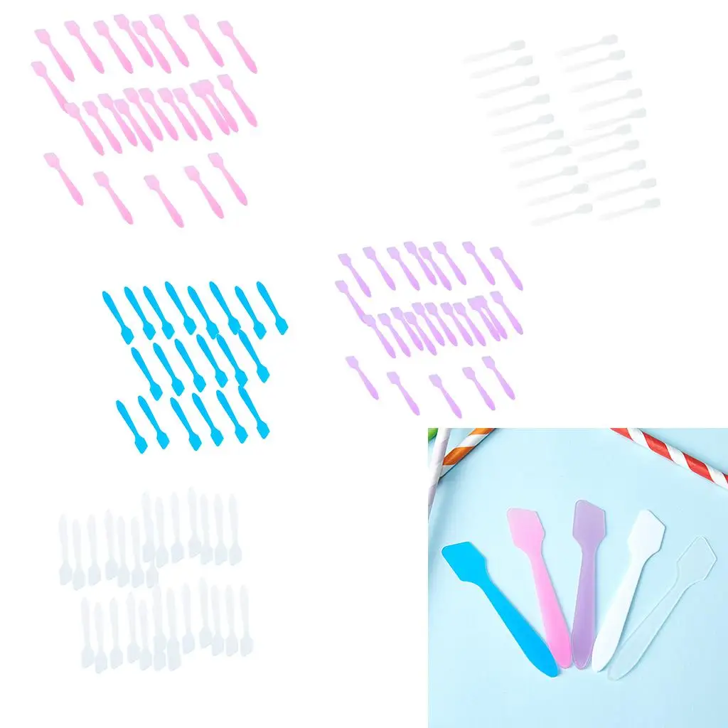 Пластиковая лопатка одноразовая Косметическая ложка для ухода за кожей